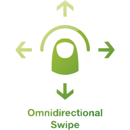 omnidirectional swipe 2 icon