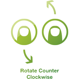 rotate counter clockwise 2 icon