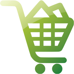 shopping cart filled icon