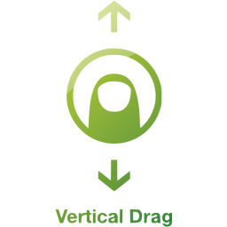 vertical drag 2 icon