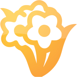 bunch flowers icon