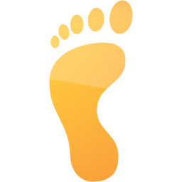 left footprint icon