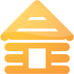 log cabin icon