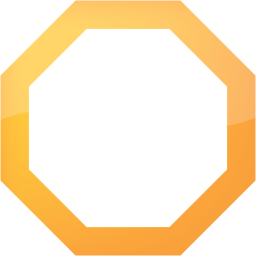 octagon outline icon