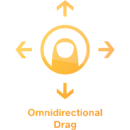 omnidirectional drag 2 icon