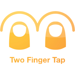 two finger tap 2 icon