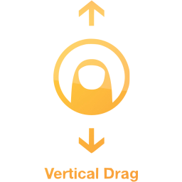 vertical drag 2 icon