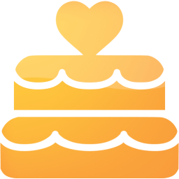 wedding cake icon