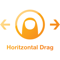 horizontal drag 2 icon