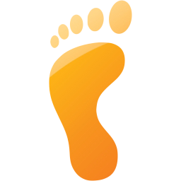 left footprint icon