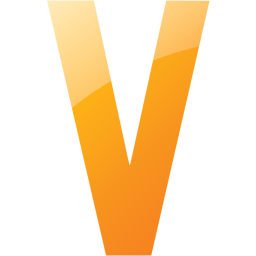 Web 2 orange letter v icon - Free web 2 orange letter icons - Web 2 ...