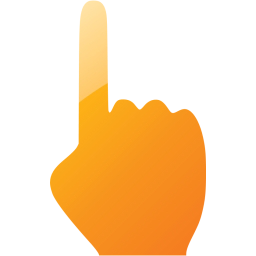 one finger icon