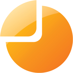 pie chart 2 icon