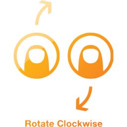 rotate clockwise 2 icon