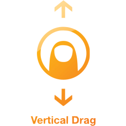 vertical drag 2 icon