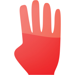 four fingers icon