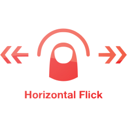 horizontal flick 2 icon