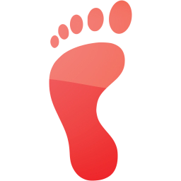 left footprint icon