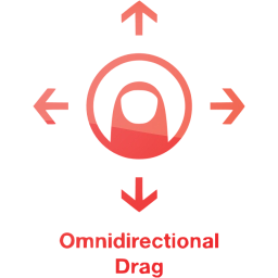 omnidirectional drag 2 icon