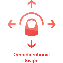 omnidirectional swipe 2 icon