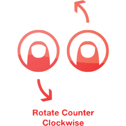 rotate counter clockwise 2 icon