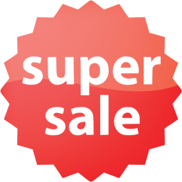 super sale badge icon