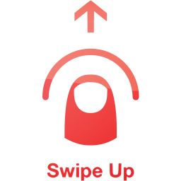 swipe up 2 icon