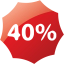 40 percent badge