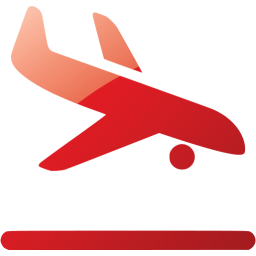 airplane landing icon