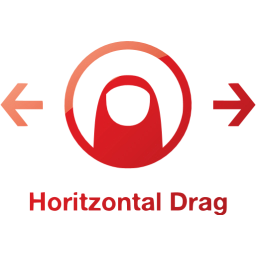 horizontal drag 2 icon