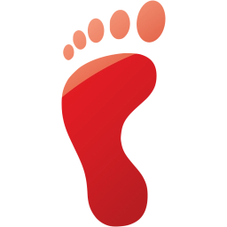 left footprint icon