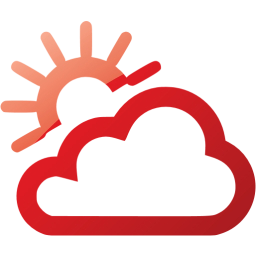 partly cloudy day icon