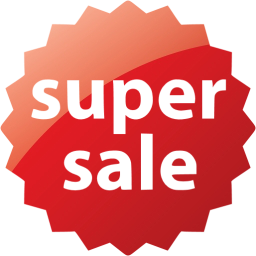 super sale badge icon