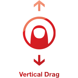 vertical drag 2 icon