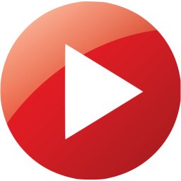 Web 2 ruby red video play icon - Free web 2 ruby red video icons - Web ...