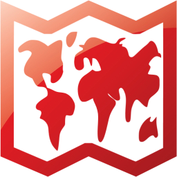 world map icon