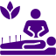 indigo alternative medicine icon