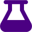 indigo beaker icon