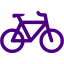 indigo bicycle icon