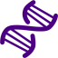 indigo dna helix icon