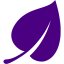 indigo leaf icon