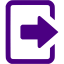 indigo logout icon