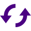 indigo loop circular icon