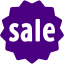 indigo sale icon