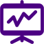 indigo statistics icon