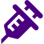 indigo syringe icon