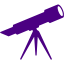 indigo telescope icon