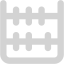 light gray abacus icon