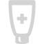 light gray antiseptic cream icon