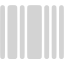 light gray barcode icon